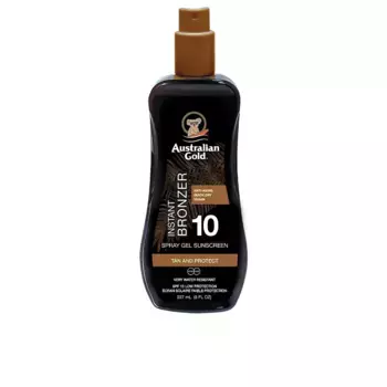 Солнцезащитный крем Sunscreen Spray Gel With Instant Bronzer Spf10 Australian Gold, 237 мл