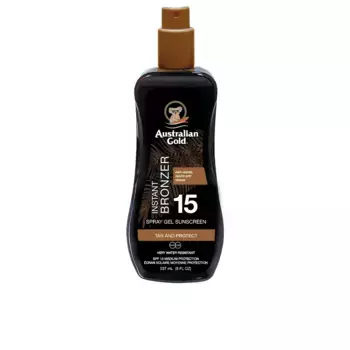 Солнцезащитный крем Sunscreen Spray Gel With Instant Bronzer Spf15 Australian Gold, 237 мл