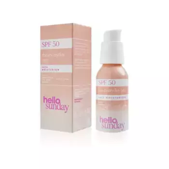 Солнцезащитный крем the everyday one crema hidratante facial spf 50 con cido hialurnico Hello Sunday, количество 1 штука