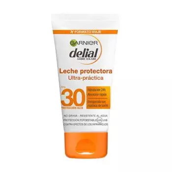 Солнцезащитный крем туристического формата Leche Protectora Ultra-Prctica Formato Viaje Spf30 Delial, 50 ml