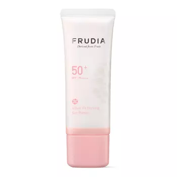 Солнцезащитный крем velvet fit blurring sun primer spf 50+ Frudia, вес 40 гр.