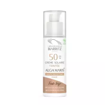 Солнцезащитный крем в цвете Crema Facial Color Spf 50 Laboratorios Biarritz, цвет beige