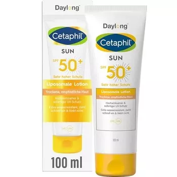 Солнцезащитный липосомальный лосьон для загара SPF 50+ 100 мл Cetaphil