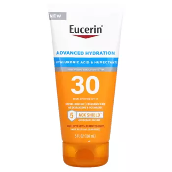Солнцезащитный лосьон Eucerin Advanced Hydration SPF 30, 150 мл