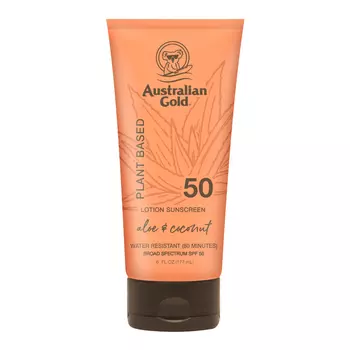Солнцезащитный лосьон с SPF 50 plant based lotion spf 50 Australian Gold, 177 мл