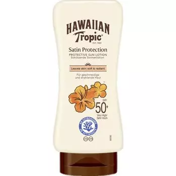 Солнцезащитный лосьон Satin Protection SPF 50+ Hawaiian Tropic, 180 ml
