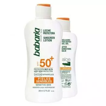 Солнцезащитный лосьон SPF50 + после загара Babaria, Sun Sensitive