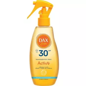 Солнцезащитный прозрачный спрей Active Spf 30 200 мл - эффективная защита от солнца Dax