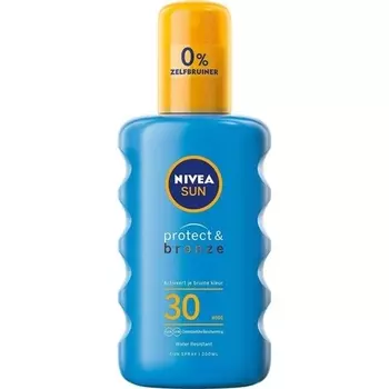 Солнцезащитный спрей Protect And Bronze Spf30 200G, Nivea
