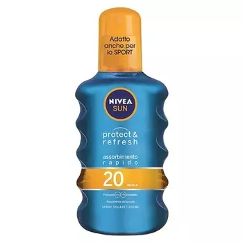 Солнцезащитный спрей Protect & Refresh Spf 20, 200 мл, Nivea