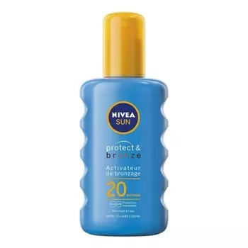 Солнцезащитный спрей с активатором загара Protect & Bronze SPF 20 Nivea