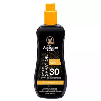Солнцезащитный спрей с SPF 30 hydrating spray oil sunscreen spf30 Australian Gold, 237 мл