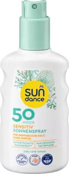 Солнцезащитный спрей SUNDANCE Sonnenspray, sensitiv, LSF 50, 200 ml