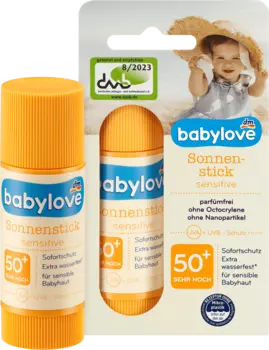 Солнцезащитный стик Sensitive SPF 50+ 20 г babylove