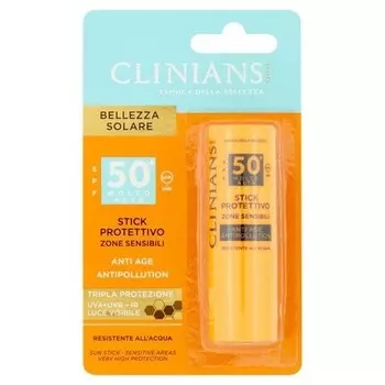 Солнцезащитный стик Sensitive Zone SPF 50 10 мл Clinians