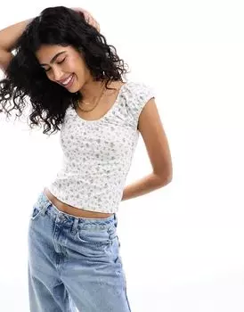 Солнцезащитный топ с объемными рукавами ASOS DESIGN