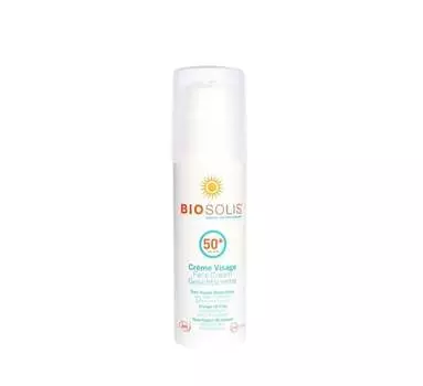 СОЛНЦЕЗАЩИТНЫЙ КРЕМ ДЛЯ ЛИЦА SPF 50+ ЭКО 50 мл - BIOSOLIS