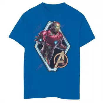 Солнечная футболка Marvel Iron Man для мальчиков 8–20 лет Licensed Character