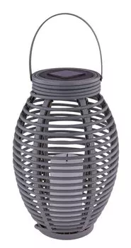 Солнечная лампа Globo, 18,5x35 см, серый