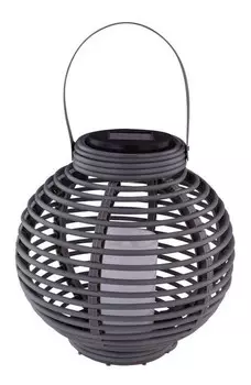 Солнечная лампа Globo, 20,5x23 см, серо-коричневый