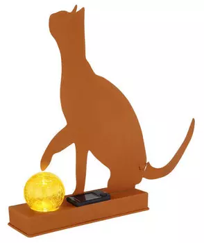 Солнечная лампа Globo, 31,5x7x33,5 см, цвет Rostfarben