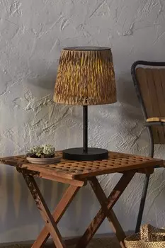 Солнечная настольная лампа cesta Star Trading, коричневый