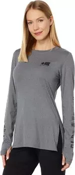 Солнечная рубашка с круглым вырезом Thrill Seekers Salty Crew, цвет Charcoal