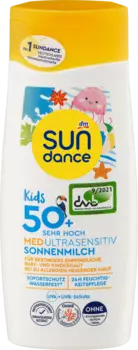 Солнечное молочко детское MED Ultra Sensitive SPF 50+ 200мл SUNDANCE