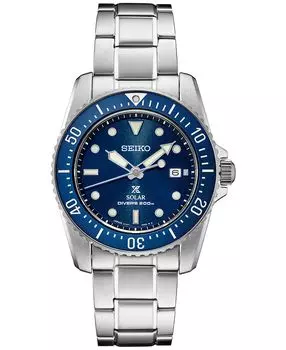 Солнечные часы-браслет Prospex из нержавеющей стали 38 мм Seiko