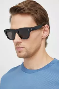 Солнечные очки Alexander McQueen, черный