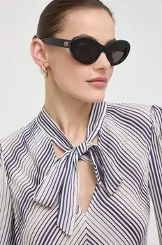 Солнечные очки Balenciaga, черный