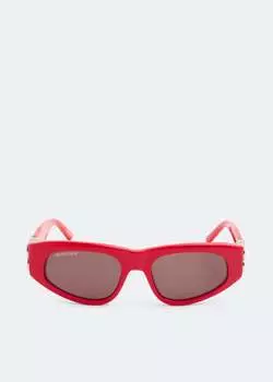 Солнечные очки BALENCIAGA Dynasty D-frame sunglasses, красный