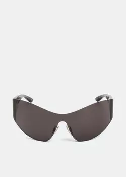 Солнечные очки BALENCIAGA Mono Cat 2.0 sunglasses, черный
