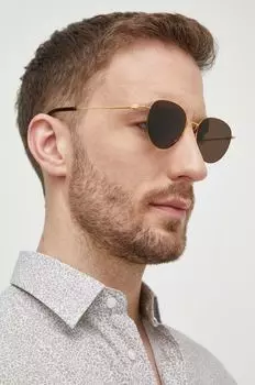 Солнечные очки Bottega Veneta, золотой