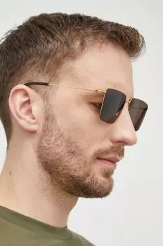 Солнечные очки Bottega Veneta, золотой