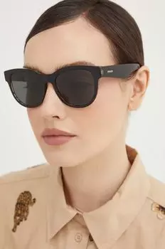 Солнечные очки Burberry, черный