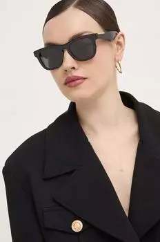 Солнечные очки Burberry, черный