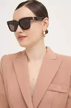 Солнечные очки Burberry, коричневый
