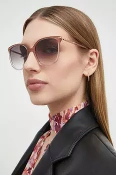 Солнечные очки Carolina Herrera, бежевый