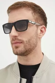 Солнечные очки Emporio Armani, черный