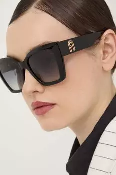 Солнечные очки Furla, черный