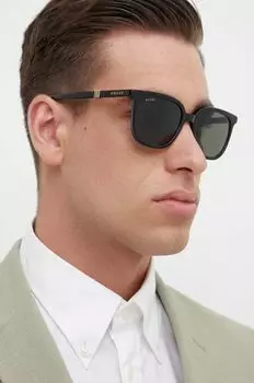 Солнечные очки Gucci, черный