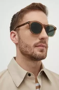 Солнечные очки Gucci, коричневый