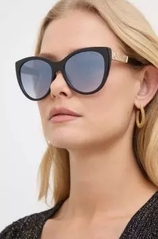 Солнечные очки Guess, черный
