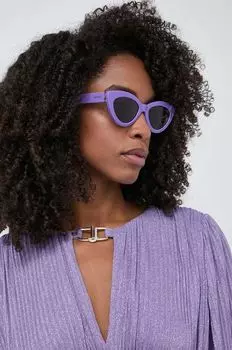 Солнечные очки Guess, фиолетовый