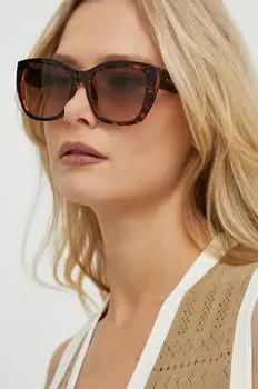 Солнечные очки Guess, коричневый