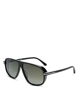 Солнечные очки Guillaume Pilot, 61 мм Tom Ford, серый