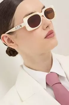 Солнечные очки Michael Kors, бежевый