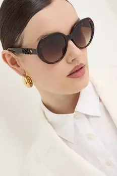 Солнечные очки Michael Kors, коричневый