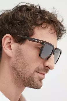 Солнечные очки Michael Kors, коричневый